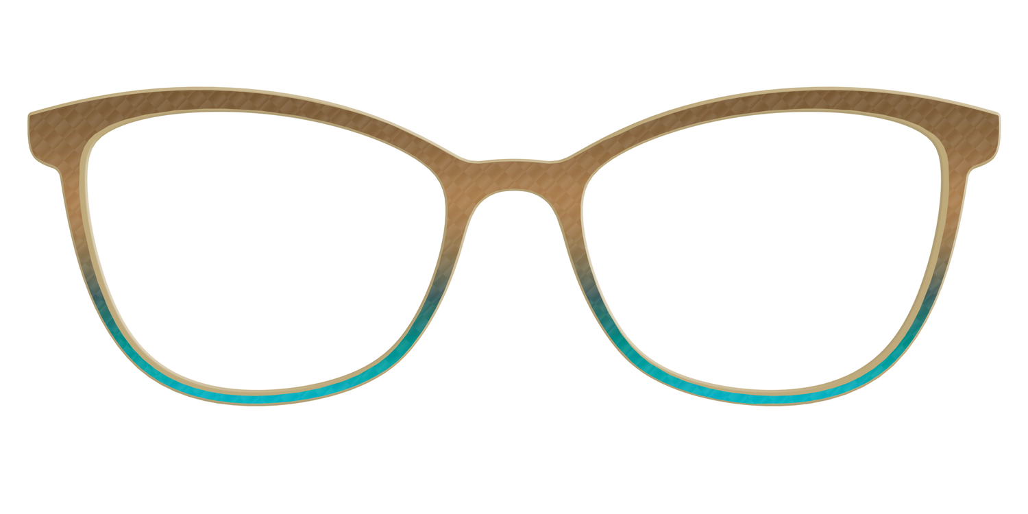 The Sand to Sea Gradient Check - Front Top Image - Pair Eyewear