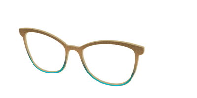 The Sand to Sea Gradient Check - Angle Top Thumbnail - Pair Eyewear