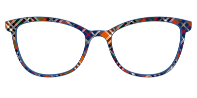 The Scholastic Plaid with Foil - Front Top Thumbnail - Pair Eyewear