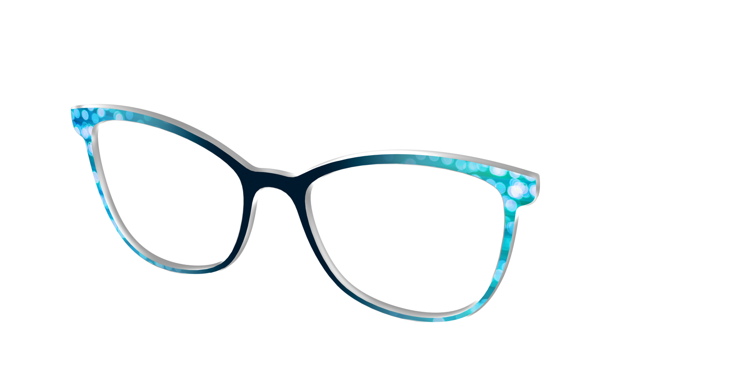 The Sea Foam Bokeh - Angle Top Image - Pair Eyewear