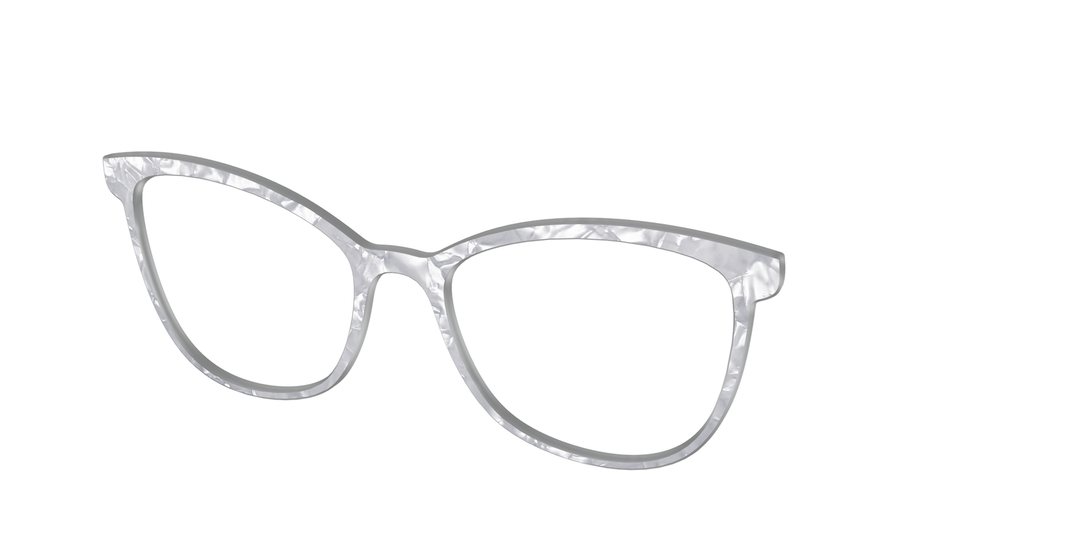 The Smoky Quartz Pearl Marble - Angle Top Image - Pair Eyewear