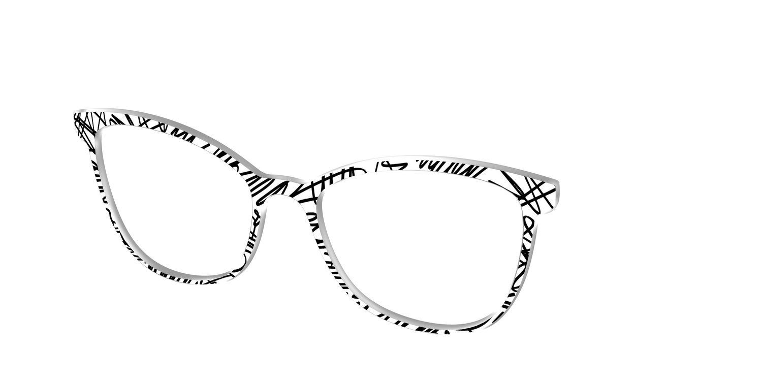 The Stylish Scribble - Angle Top Image - Pair Eyewear
