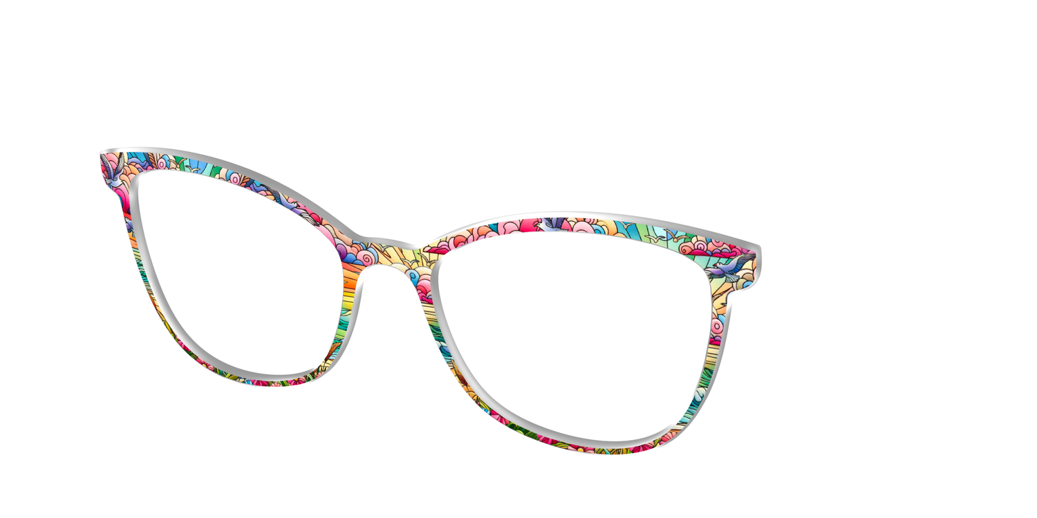 The Sun-Drenched Stained Glass - Angle Top Image - Pair Eyewear
