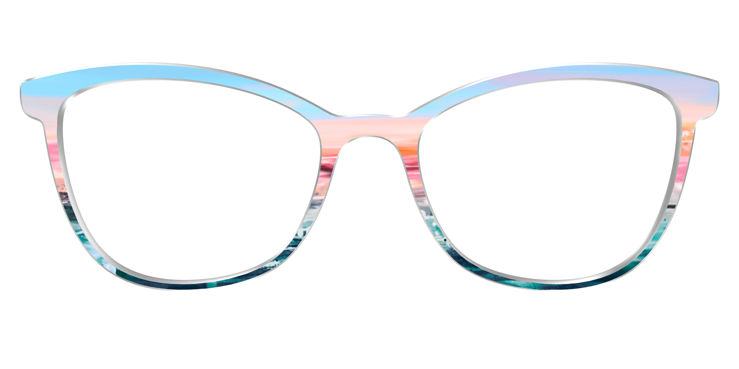 The Sunset Seashore - Front Top Image - Pair Eyewear