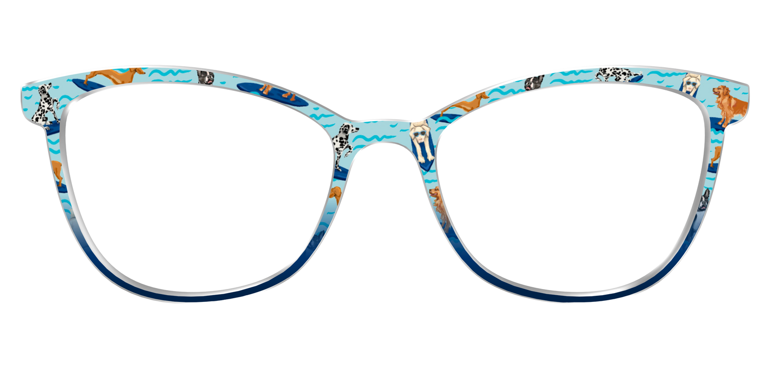 The Surf's Up Pups - Front Top Image - Pair Eyewear