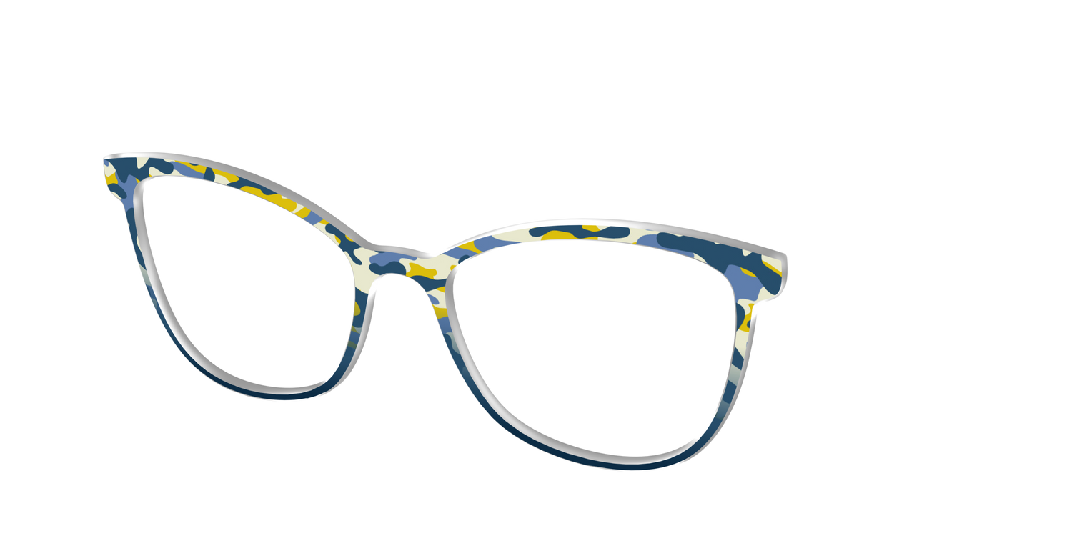 The Waterfront Breeze Camo - Angle Top Image - Pair Eyewear