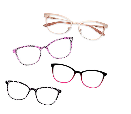 The Georgia - Rose Gold Metal - Pair Eyewear