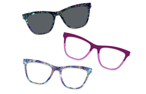The Violet Wildflower Pairing Set - Pair Eyewear