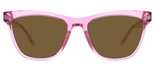 The Harper - Pink Glitter Clear Sun - Secondary Image - Pair Eyewear