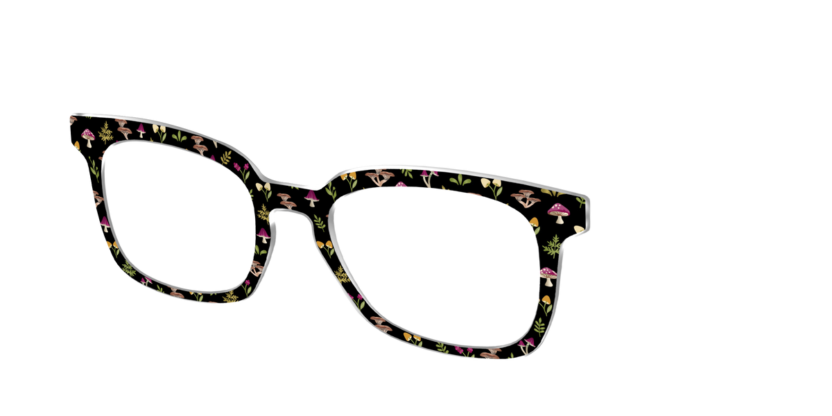 The Dainty Mushroom Floral - Angle Top Image - Pair Eyewear