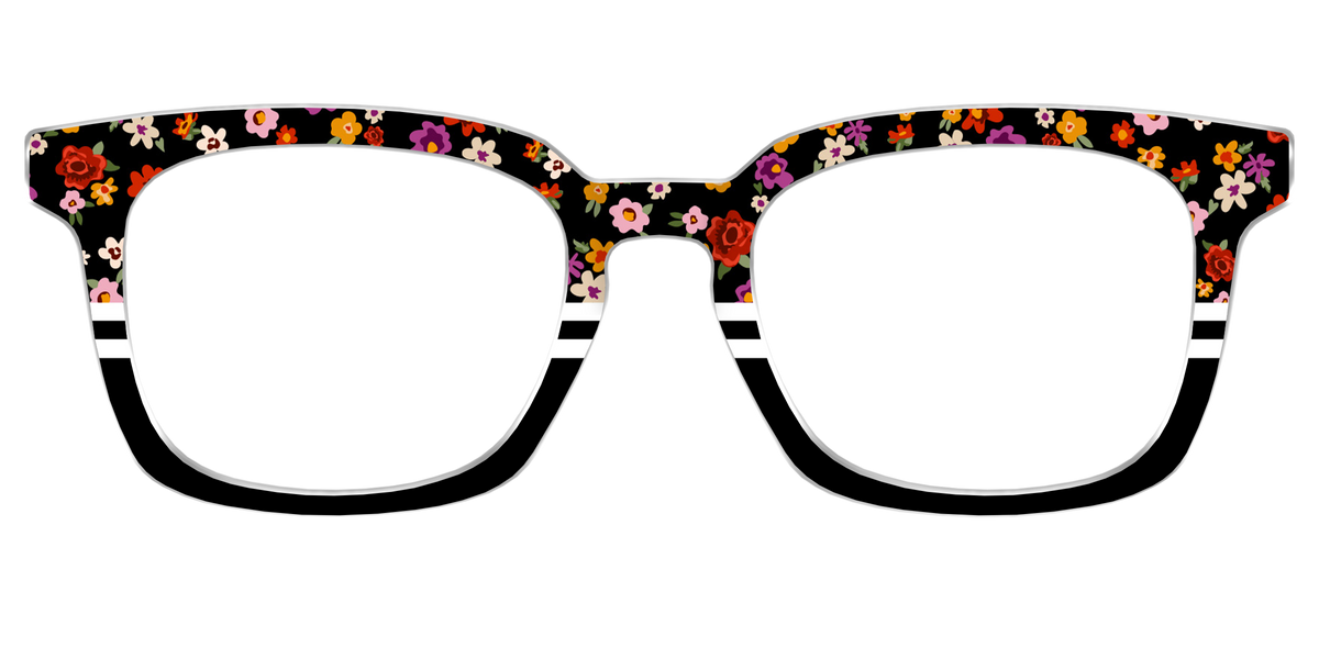 The Ditsy Stripe Split - Front Top Image - Pair Eyewear