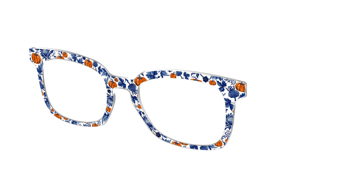 The Pumpkin Garden Toile - Angle Top Image - Pair Eyewear