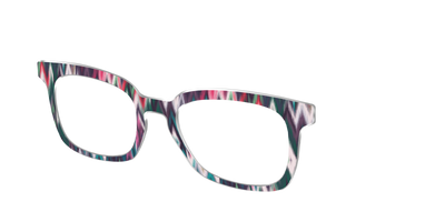 The Teal Ikat - Angle Top Thumbnail - Pair Eyewear