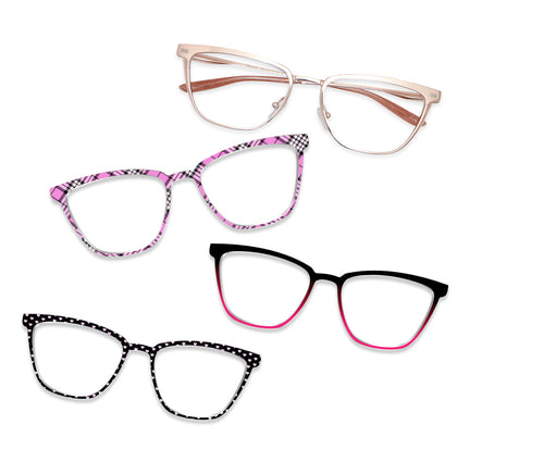 The Izzy - Rose Gold Metal - Pair Eyewear
