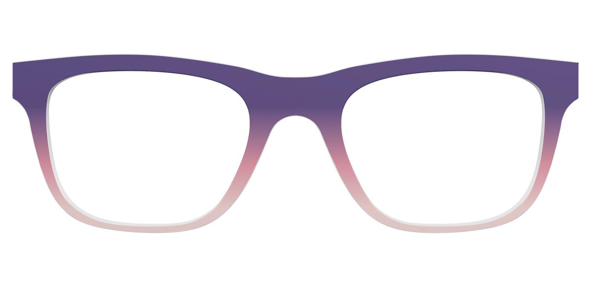The Acai to Blush Gradient - Front Top Image - Pair Eyewear