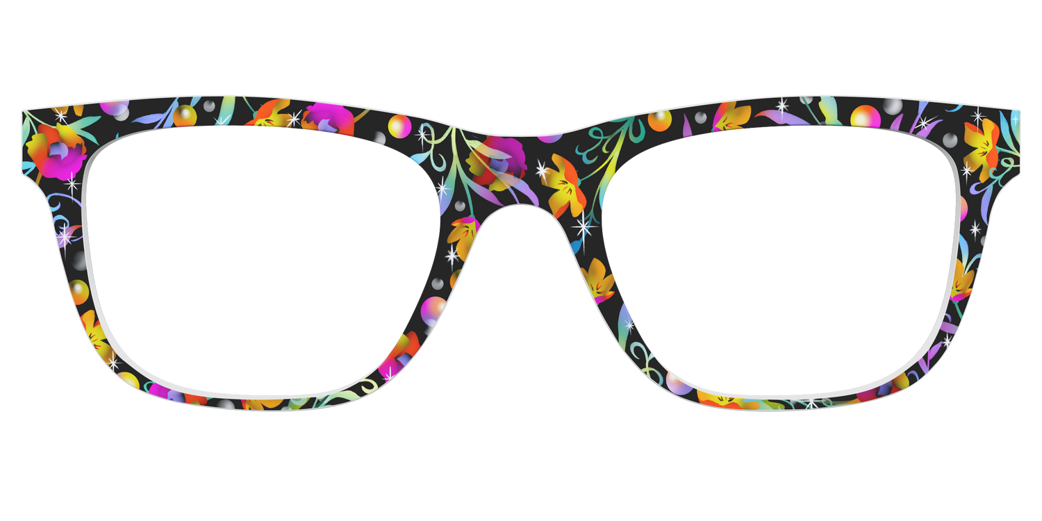 The Airbrushed Floral - Front Top Image - Pair Eyewear
