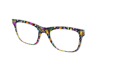 The Airbrushed Floral - Angle Top Thumbnail - Pair Eyewear
