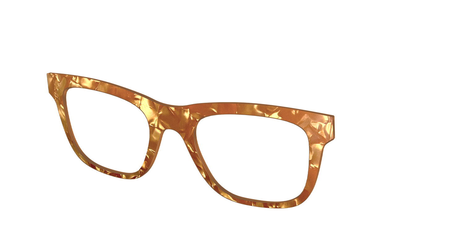 The Amber Pearl Marble - Angle Top Image - Pair Eyewear