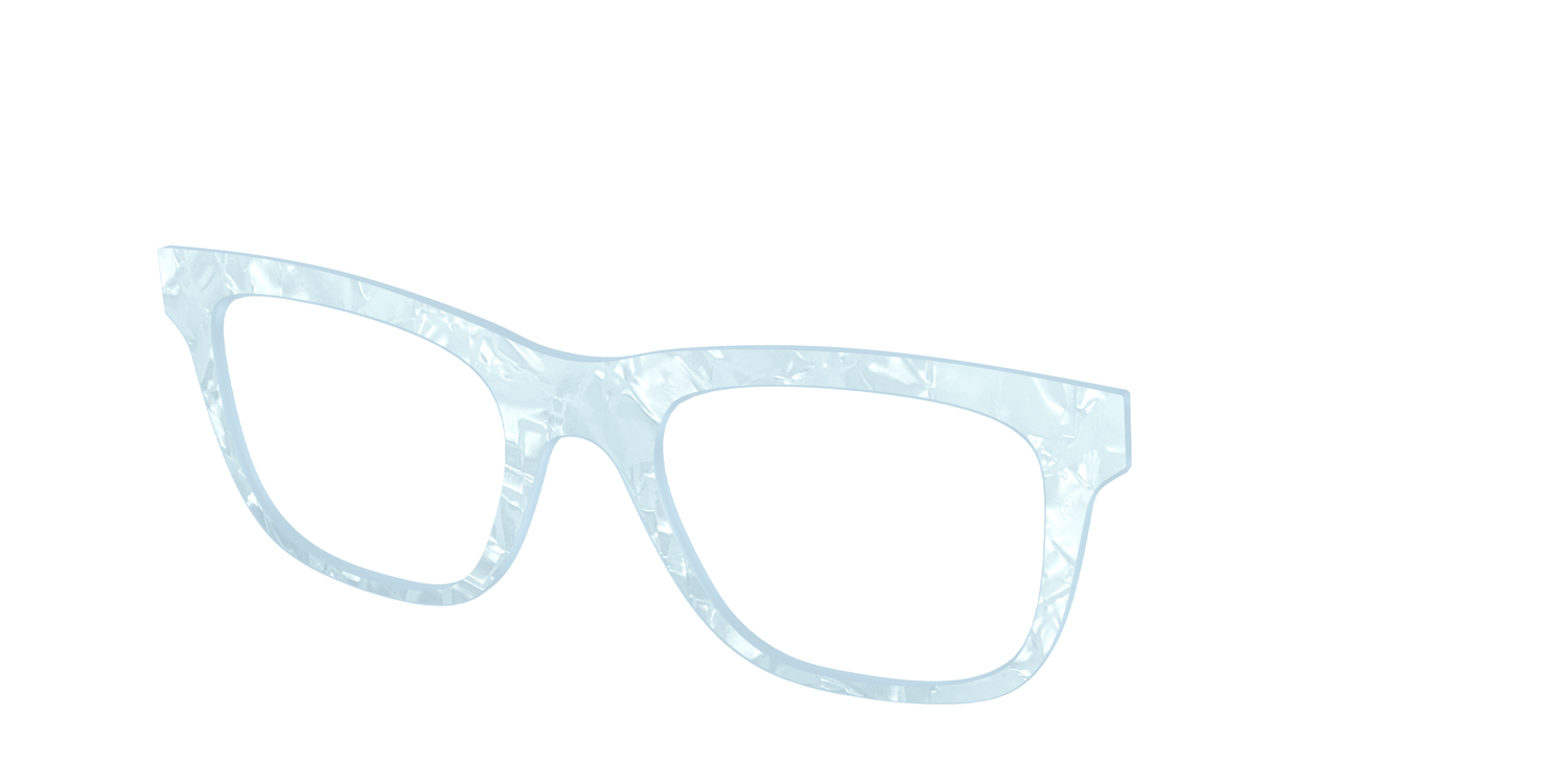 The Aquamarine Pearl Marble - Angle Top Image - Pair Eyewear