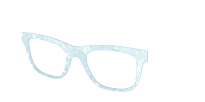 The Aquamarine Pearl Marble - Angle Top Thumbnail - Pair Eyewear