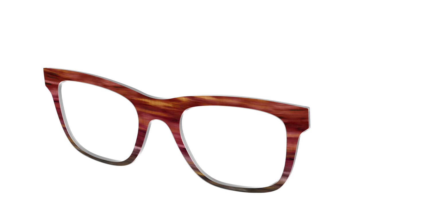 The Auburn Gradient Horn - Angle Top Image - Pair Eyewear