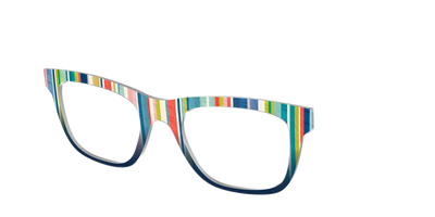 The Beach Bum Stripes - Angle Top Thumbnail - Pair Eyewear