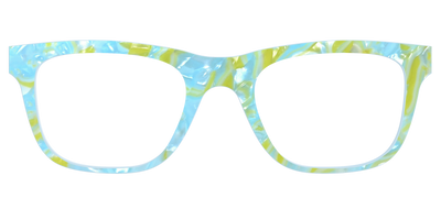 The Blue Lemonade Pearl Marble - Front Top Thumbnail - Pair Eyewear