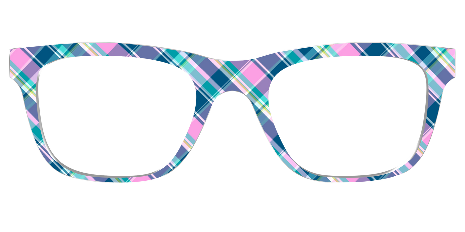 The Breezy Plaid - Front Top Image - Pair Eyewear