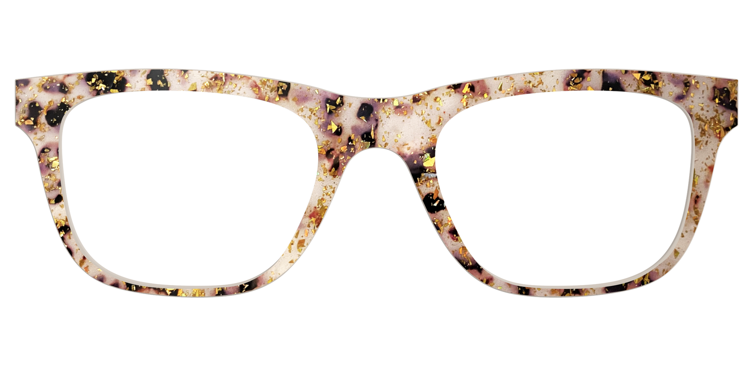 The Buttercream Tortoise with Gold Flakes - Front Top Image - Pair Eyewear