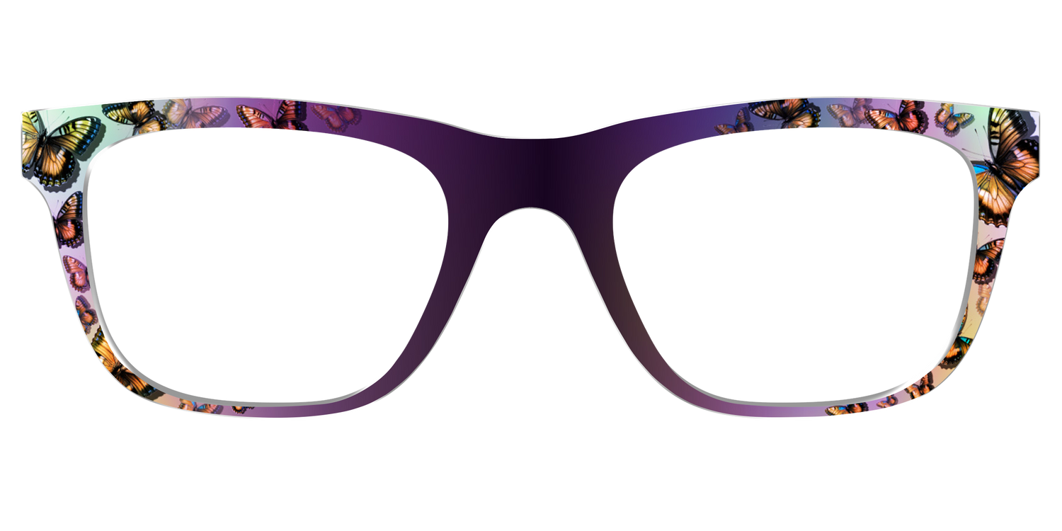 The Butterflies in Flight - Front Top Image - Pair Eyewear