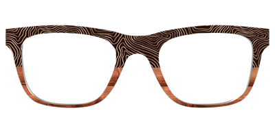 The Cabin Woodgrain Split - Front Top Thumbnail - Pair Eyewear