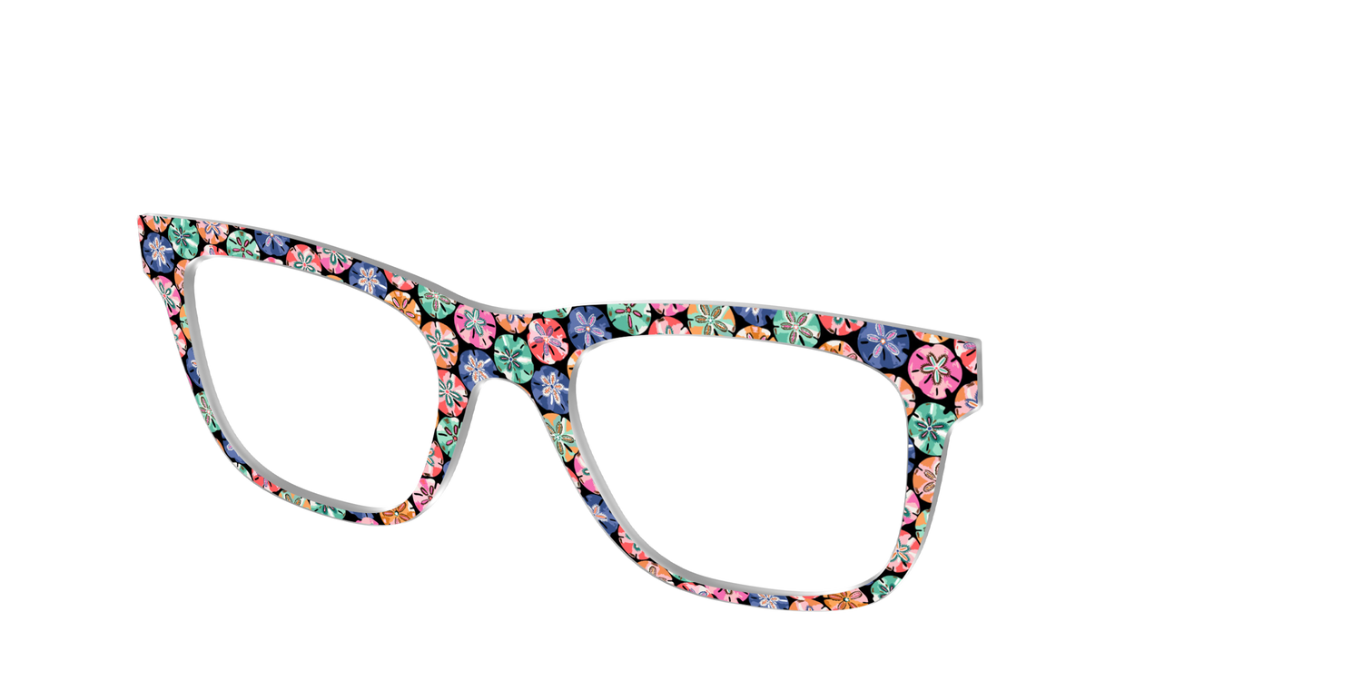 The Chic Sand Dollars - Angle Top Image - Pair Eyewear