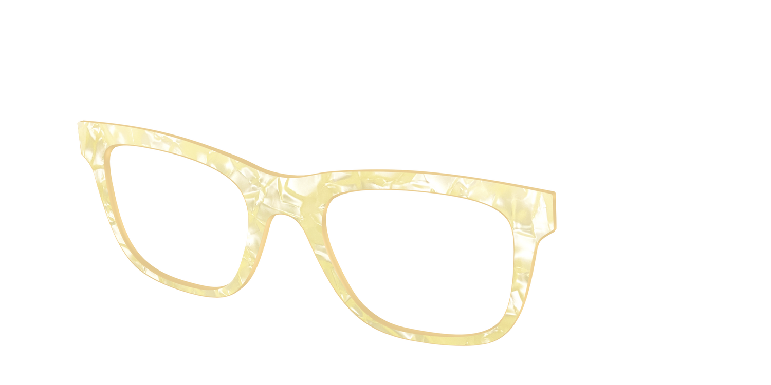 The Citrine Pearl Marble - Angle Top Image - Pair Eyewear
