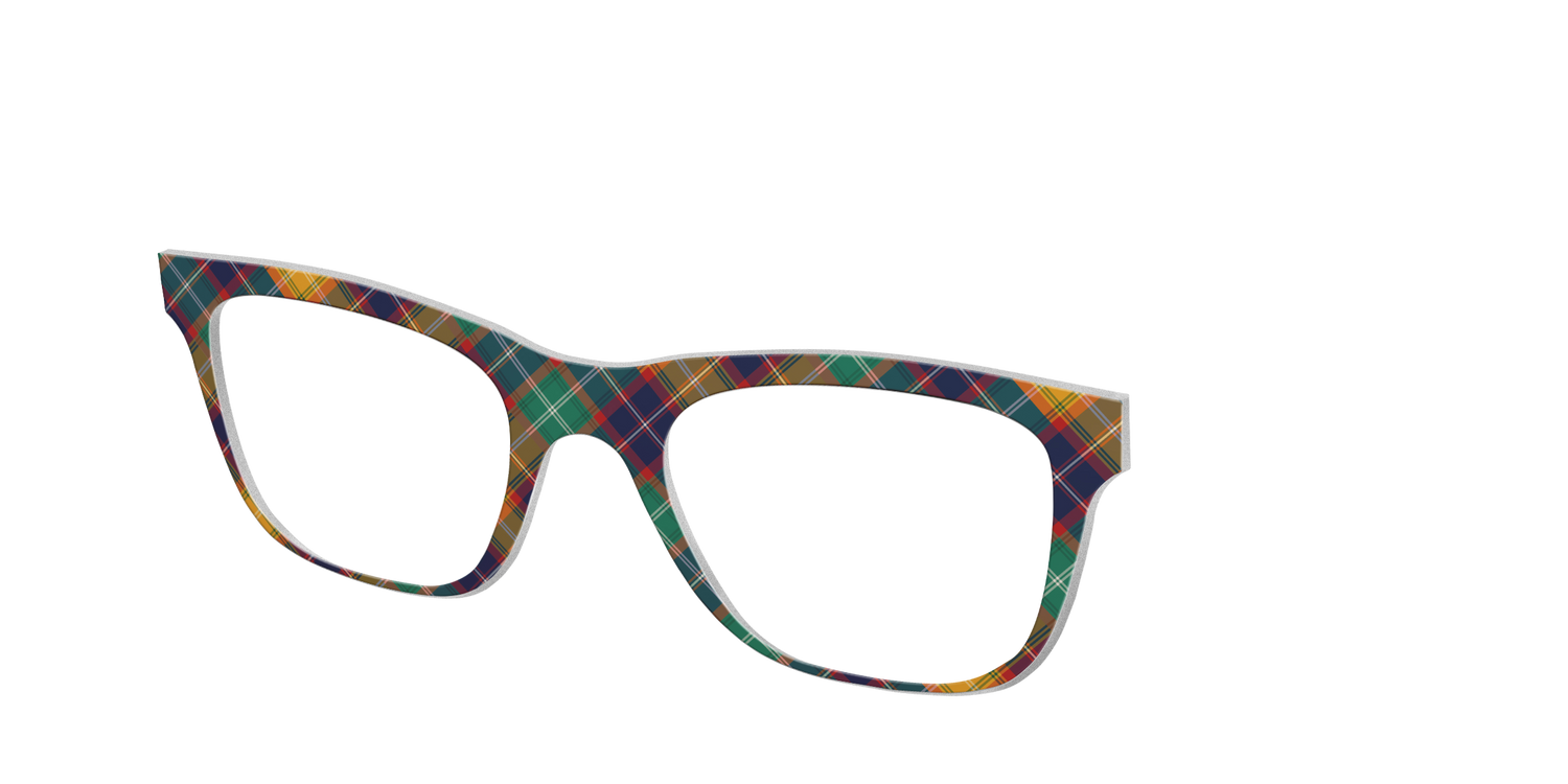The Collegiate Plaid - Angle Top Image - Pair Eyewear