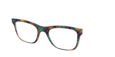 The Collegiate Plaid - Angle Top Thumbnail - Pair Eyewear