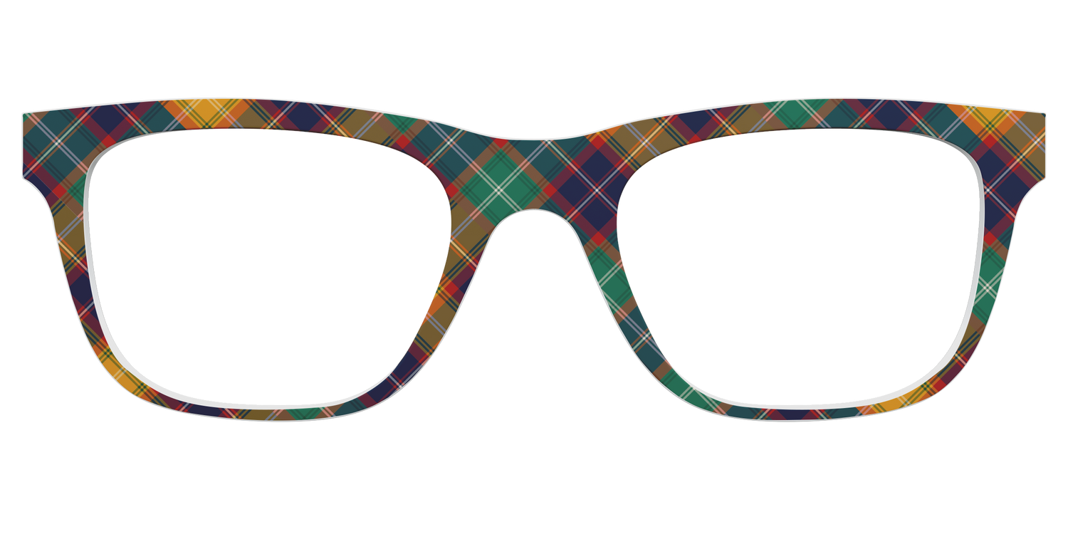The Collegiate Plaid - Front Top Image - Pair Eyewear
