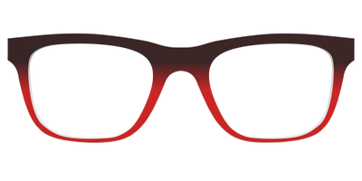 The Currant to Scarlet Red Gradient - Front Top Thumbnail - Pair Eyewear
