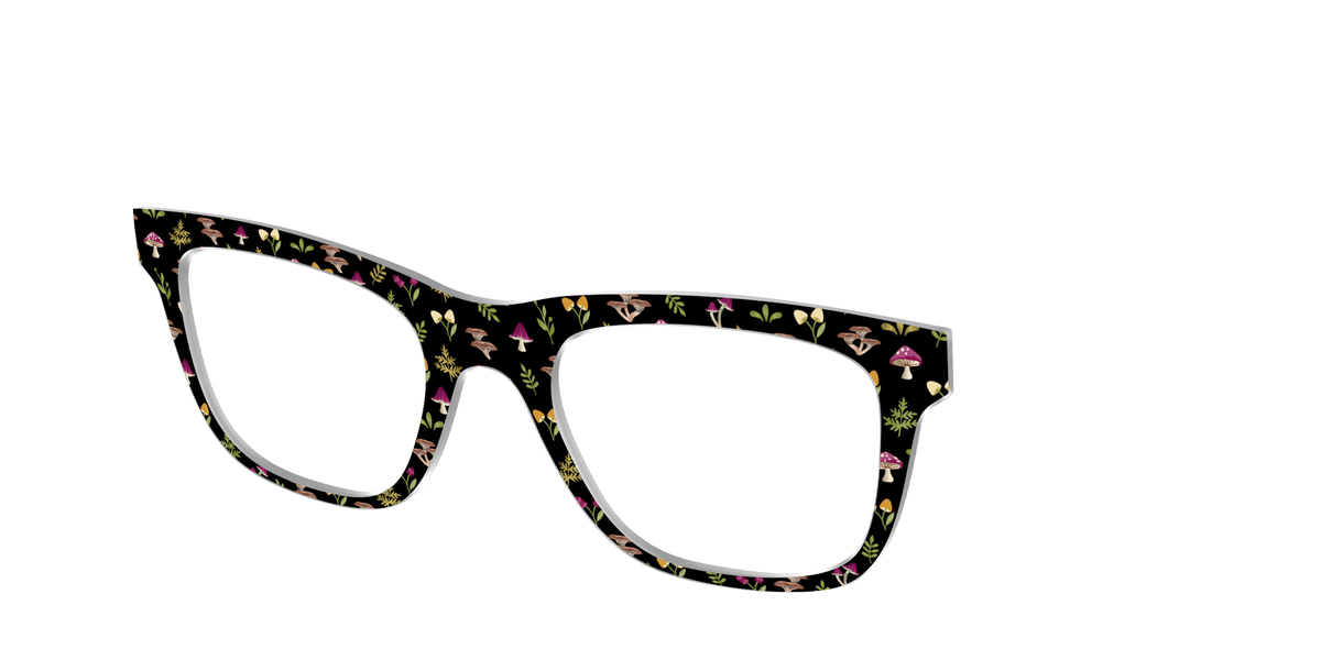 The Dainty Mushroom Floral - Angle Top Image - Pair Eyewear