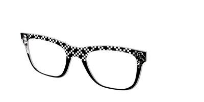 Dark Side Checker Split - Angle Top Thumbnail - Pair Eyewear
