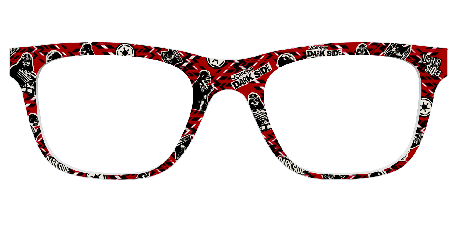 Dark Side Plaid - Front Top Image - Pair Eyewear