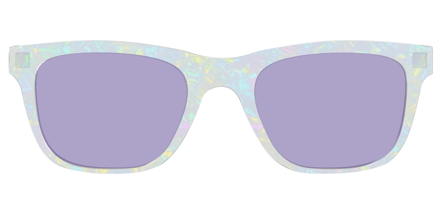 The Dazzling Opal with Celestial Purple Lens - Front Top Image - Pair Eyewear