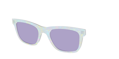 The Dazzling Opal with Celestial Purple Lens - Angle Top Thumbnail - Pair Eyewear