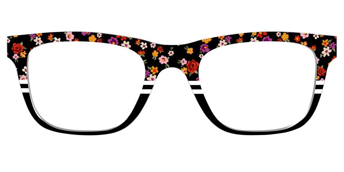 The Ditsy Stripe Split - Front Top Image - Pair Eyewear