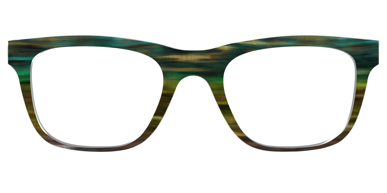 The Emerald Gradient Horn - Front Top Image - Pair Eyewear