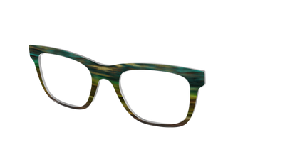 The Emerald Gradient Horn - Angle Top Thumbnail - Pair Eyewear