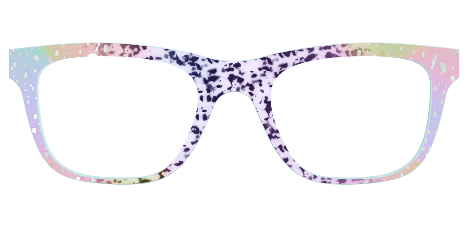 The Fairy Spots with Silver Foil - Front Top Image - Pair Eyewear