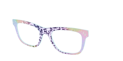 The Fairy Spots with Silver Foil - Angle Top Thumbnail - Pair Eyewear