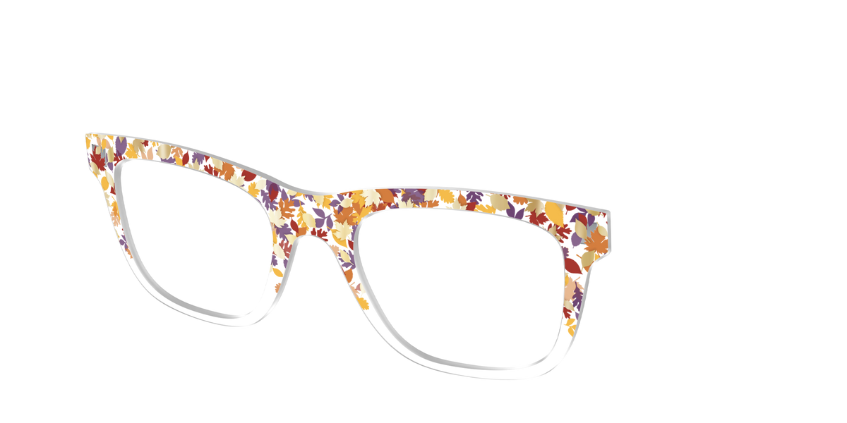 The Fallen Leaves Confetti Crystal - Angle Top Image - Pair Eyewear