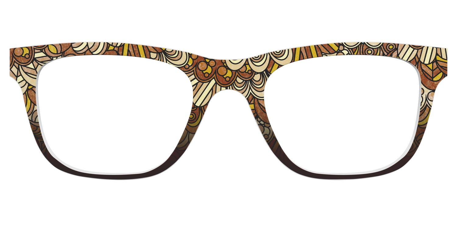 The Feathers Stained Glass - Front Top Image - Pair Eyewear