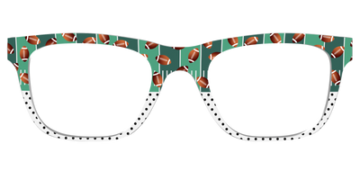 The Fifty Yard Line Polka Dot Split - Front Top Thumbnail - Pair Eyewear
